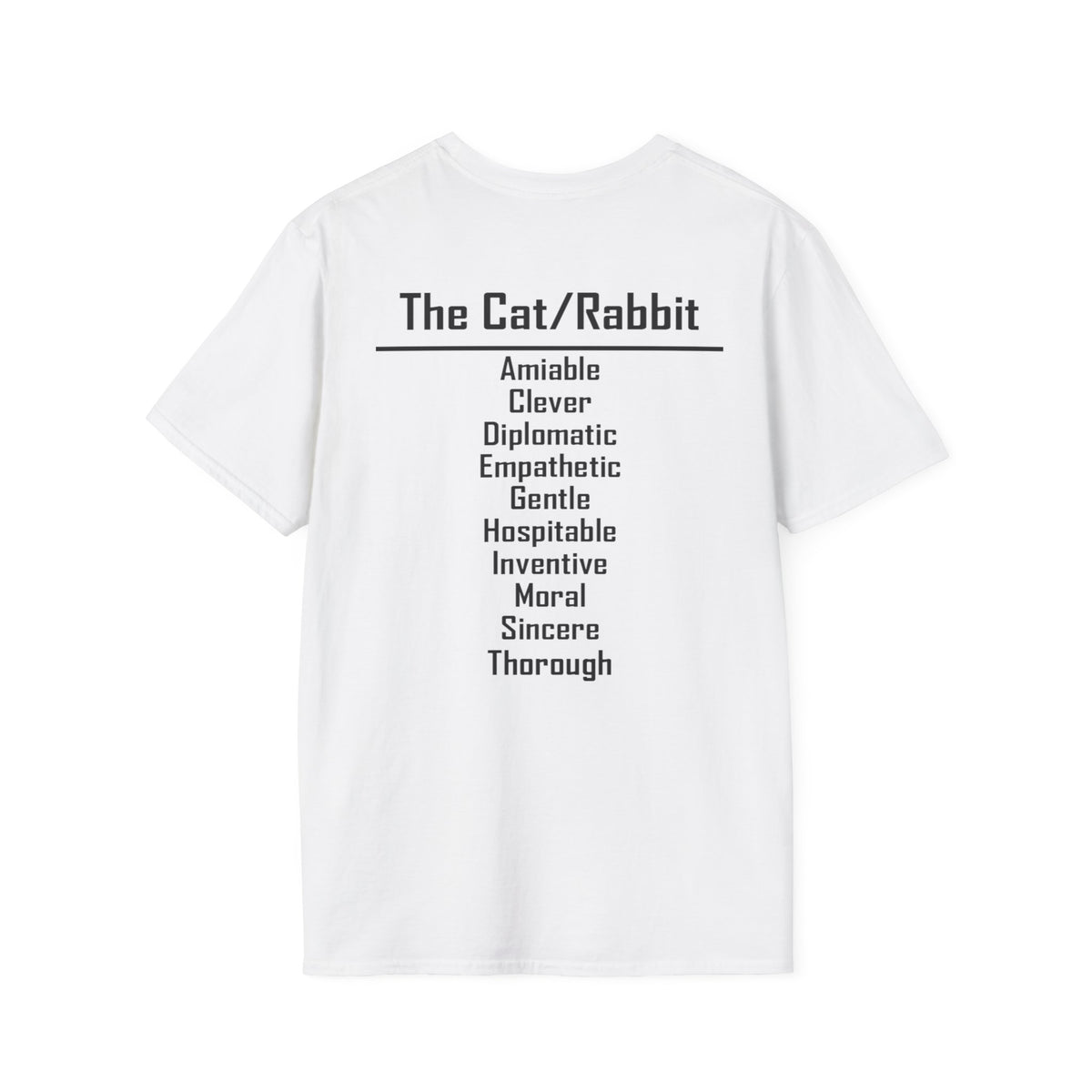04 Cat — Typography Tee — Light Colors — English