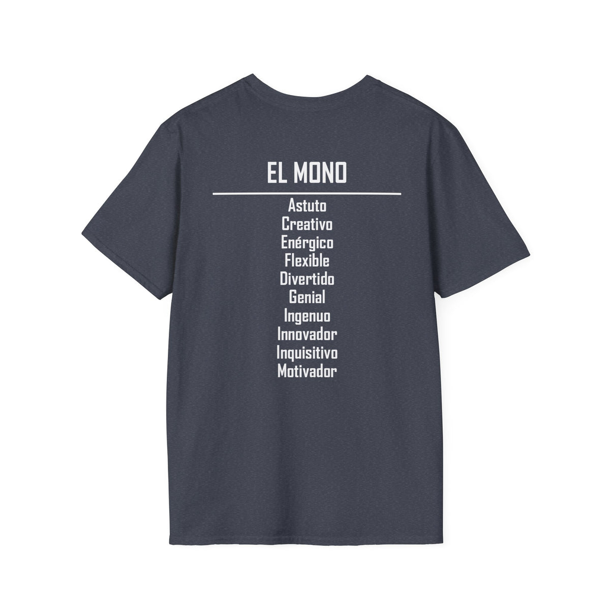 09 Mono — Camiseta Tipográfica — Colores Oscuros — Español