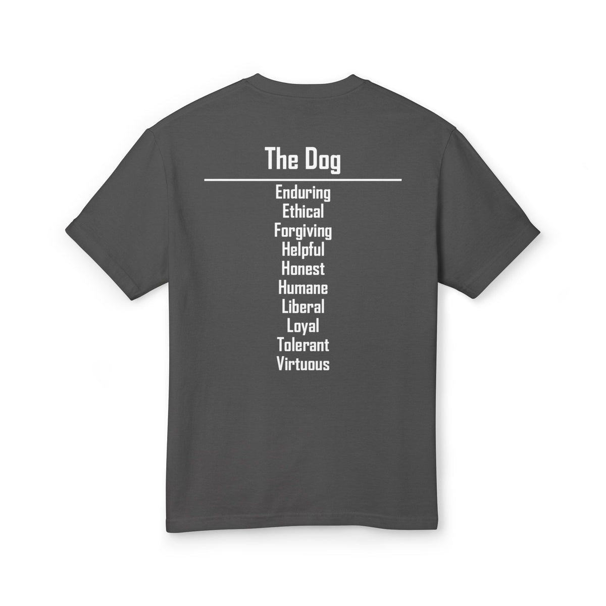 11 Dog — Illustrated Tee — Faded Black — English