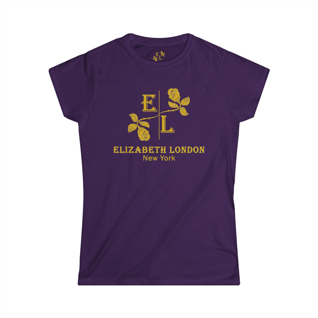 Elizabeth London™ Iconic Signature Rose Women’s Tee – Garden Spectrum