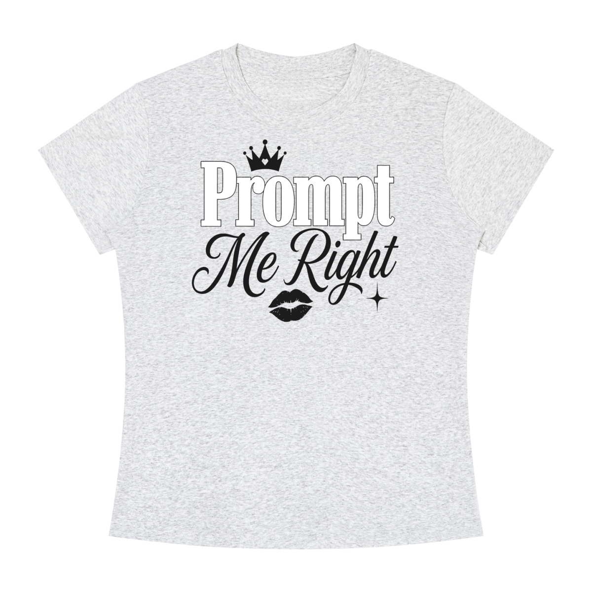 Prompt Me Right Slim-Fit Women’s Tee – Deep Context Edition