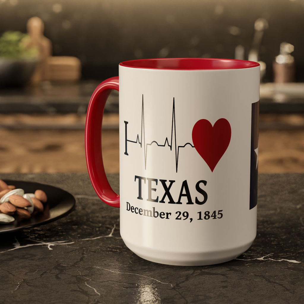Texas State Pride Accent Mug — 28th State