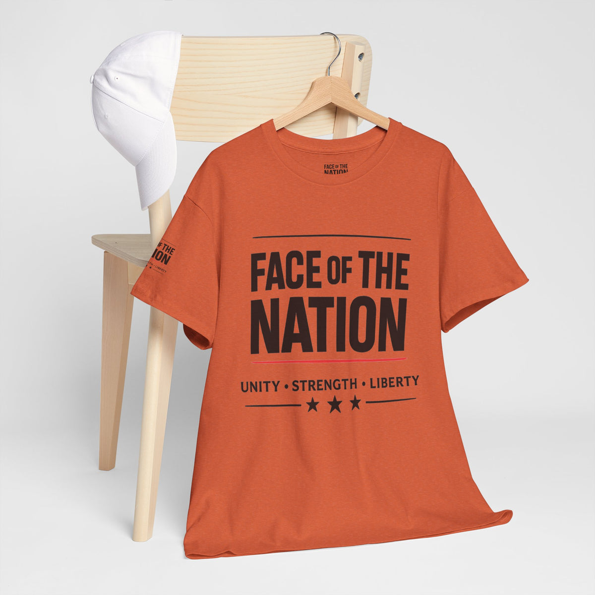 Face of the Nation Heritage Tee — Bright Edition