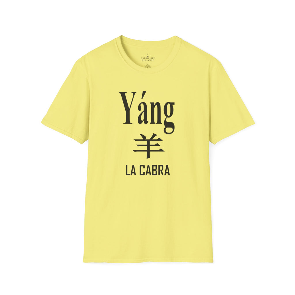 08 Cabra — Camiseta Tipográfica — Colores Claros — Español