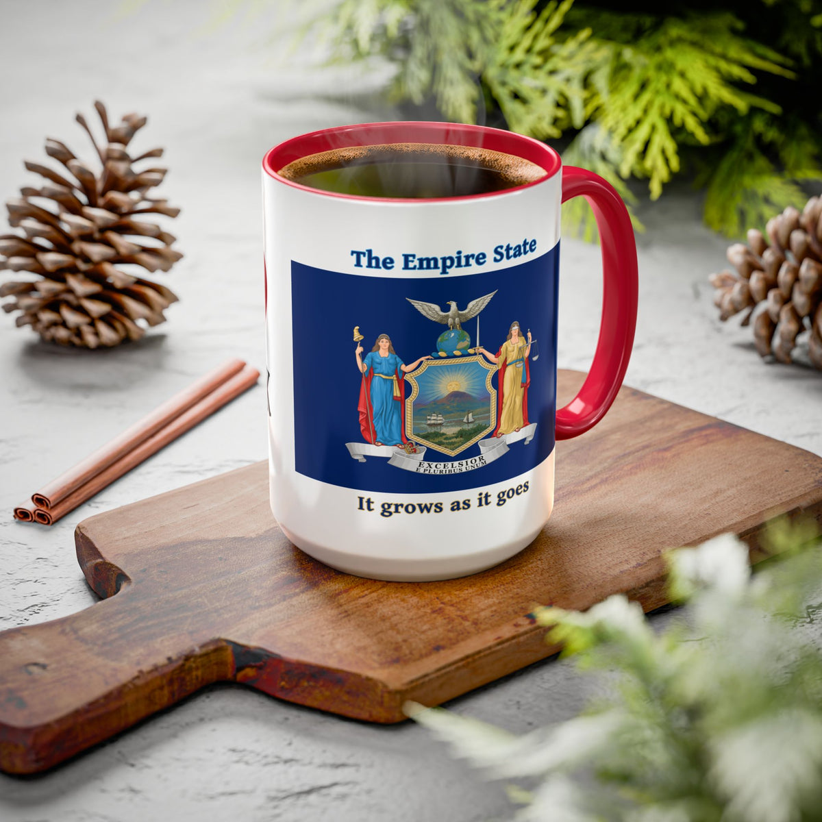 New York State Pride Accent Mug — 11th State