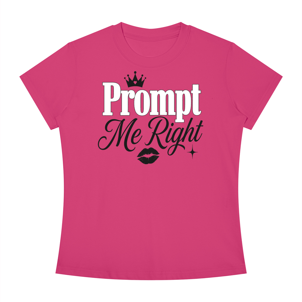 Prompt Me Right Slim-Fit Women’s Tee – Deep Context Edition