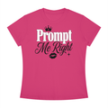Prompt Me Right Slim-Fit Women’s Tee – Deep Context Edition