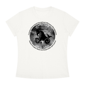 Capricorn Monochrome Zodiac Slim-Fit Women’s Tee – White
