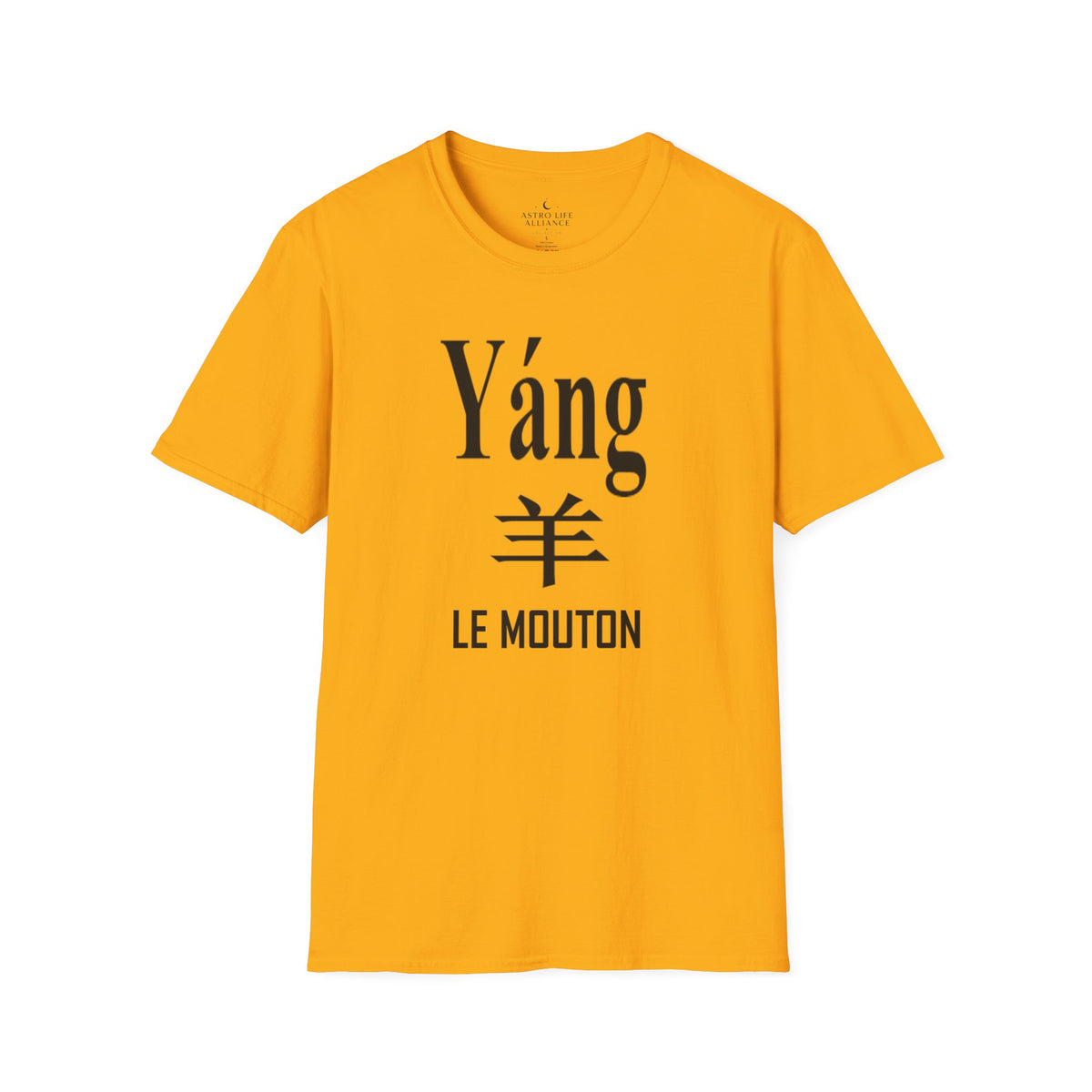 08 Mouton/Chèvre — T-shirt Typographique — Couleurs Claires — Français