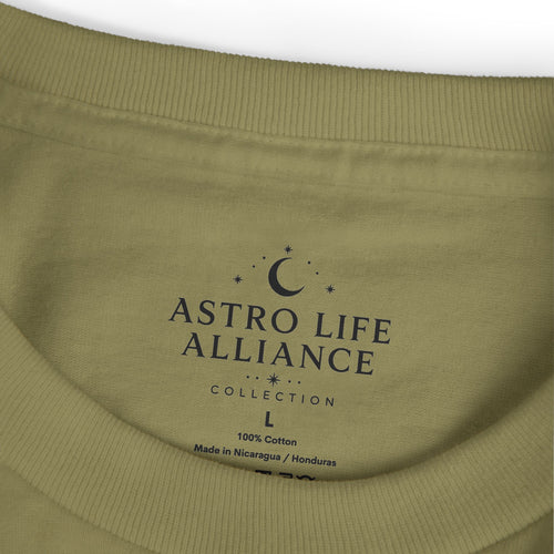 02 Buffalo/Ox — Illustrated Tee — Faded Army — English