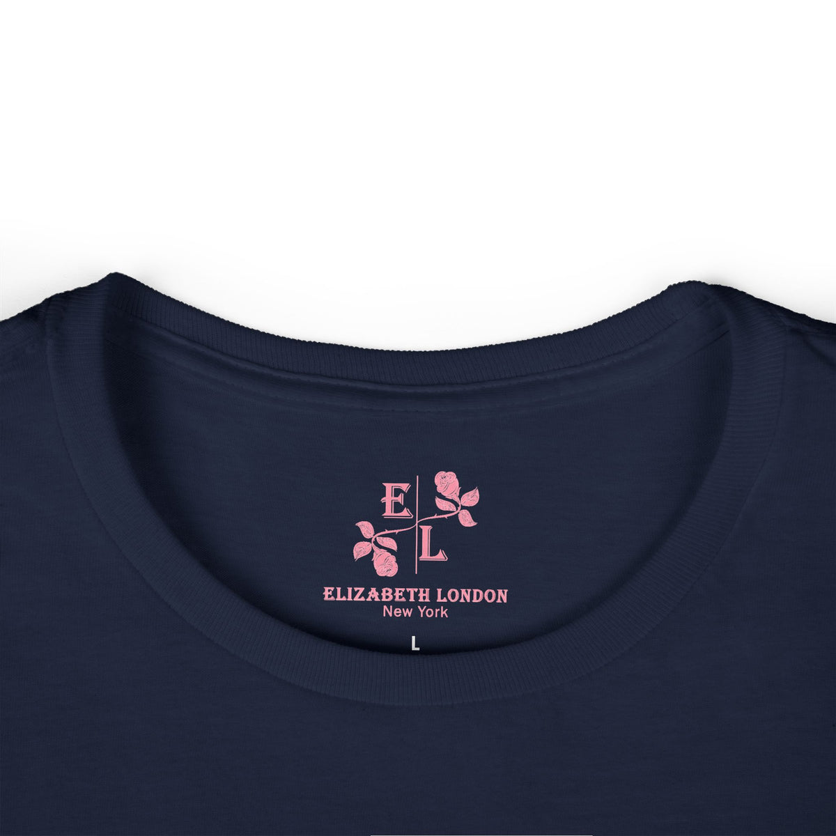 Elizabeth London™ Iconic Signature Rose Women’s Tee – Grand Garden