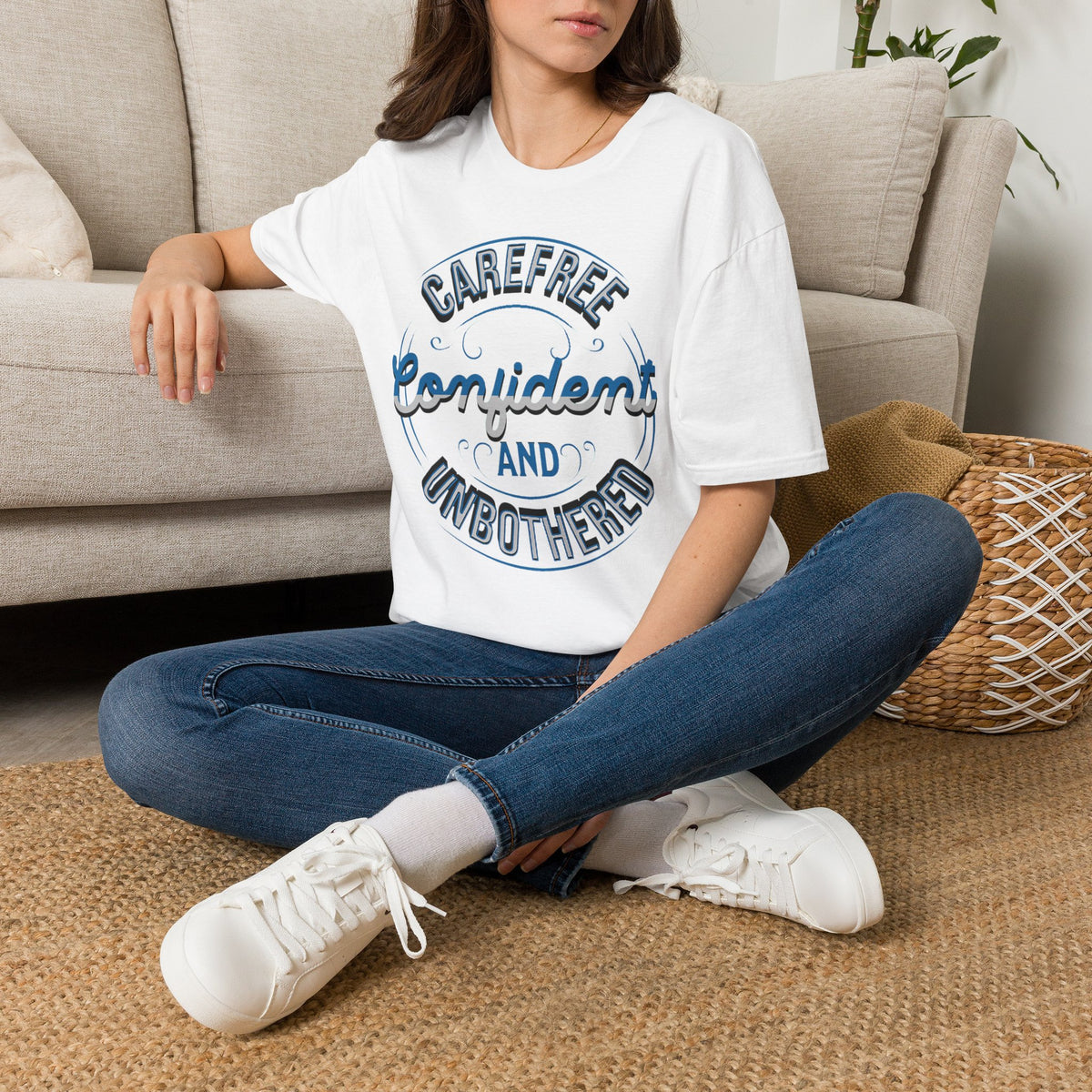 Unbothered Statement Unisex Softstyle Tee – Bright & Light Colors A