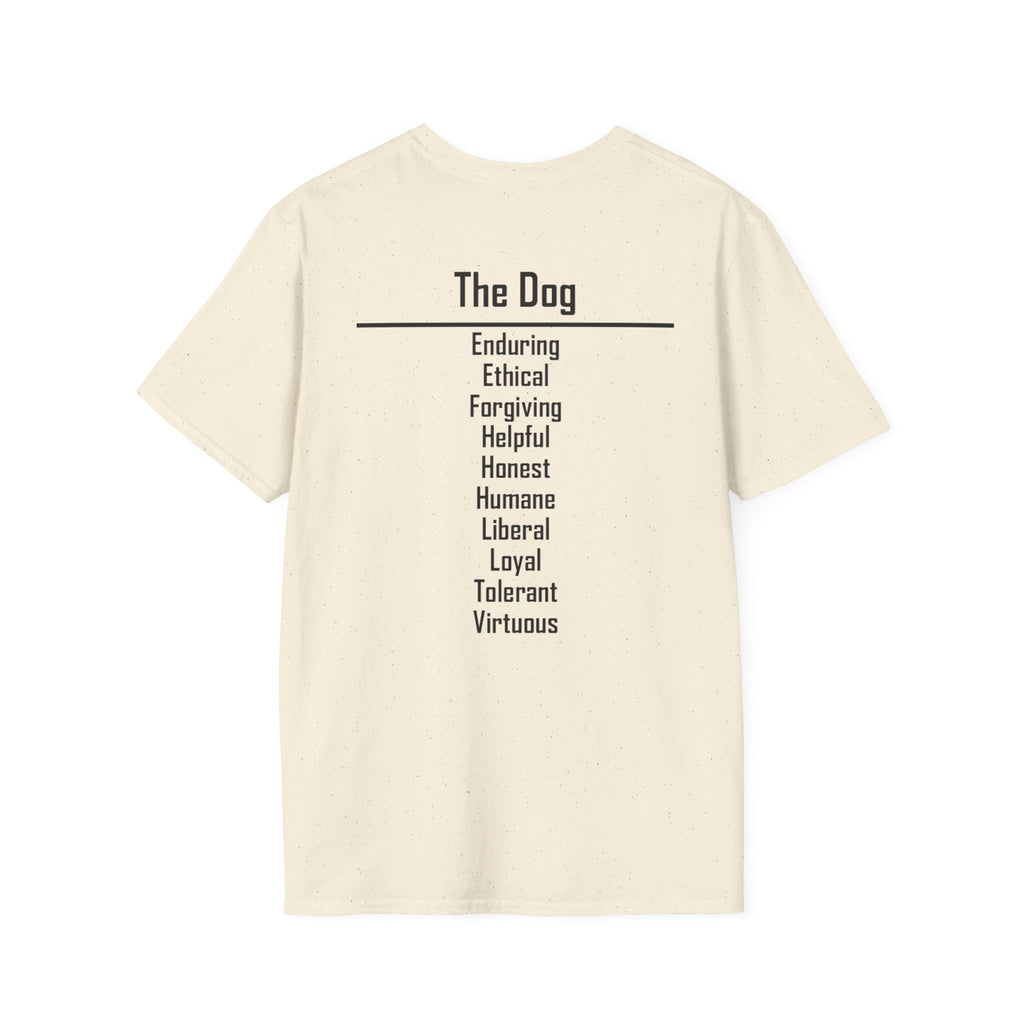 11 Dog — Typography Tee — Light Colors — English
