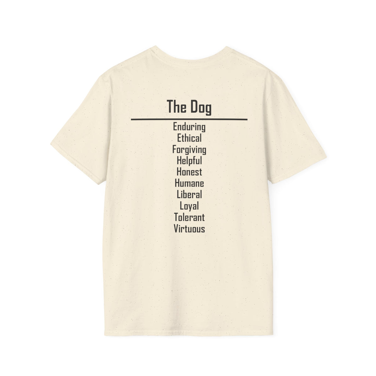 11 Dog — Typography Tee — Light Colors — English