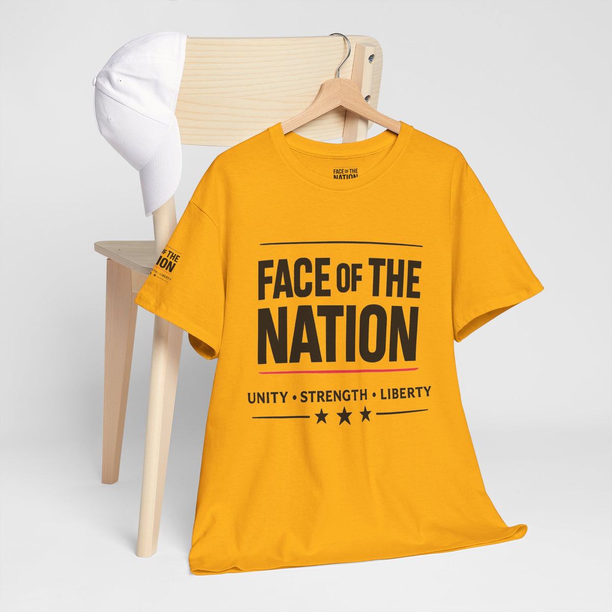 Face of the Nation Heritage Tee — Bright Edition