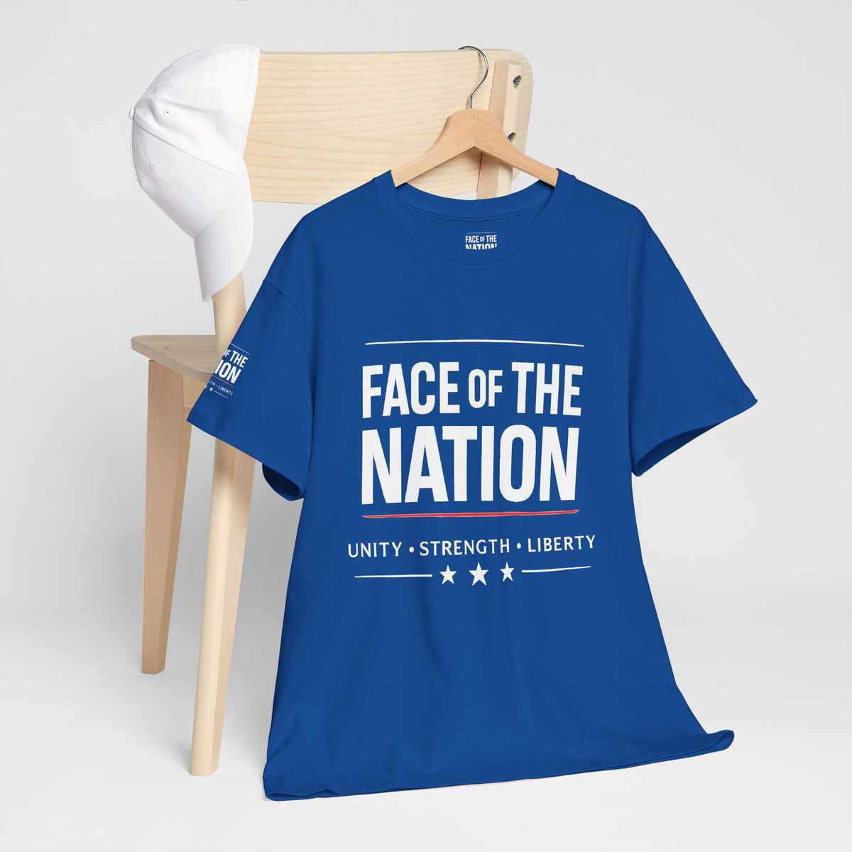 Face of the Nation Heritage Tee — Deep Edition