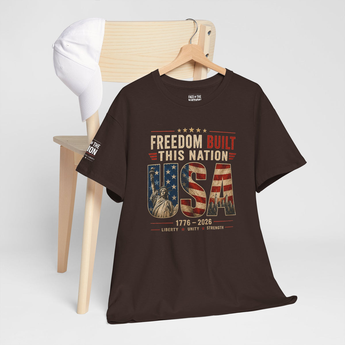 Freedom Built This Nation Heritage Tee