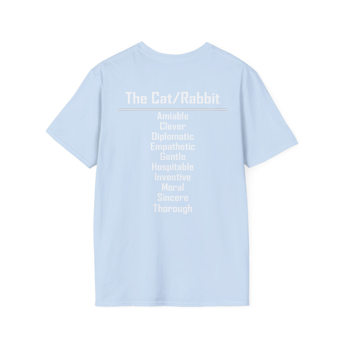 04 Cat — Typography Tee — Dark Colors — English