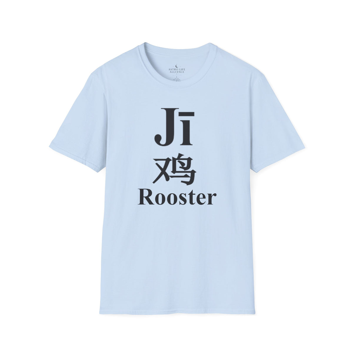 10 Rooster — Typography Tee — Light Colors — English
