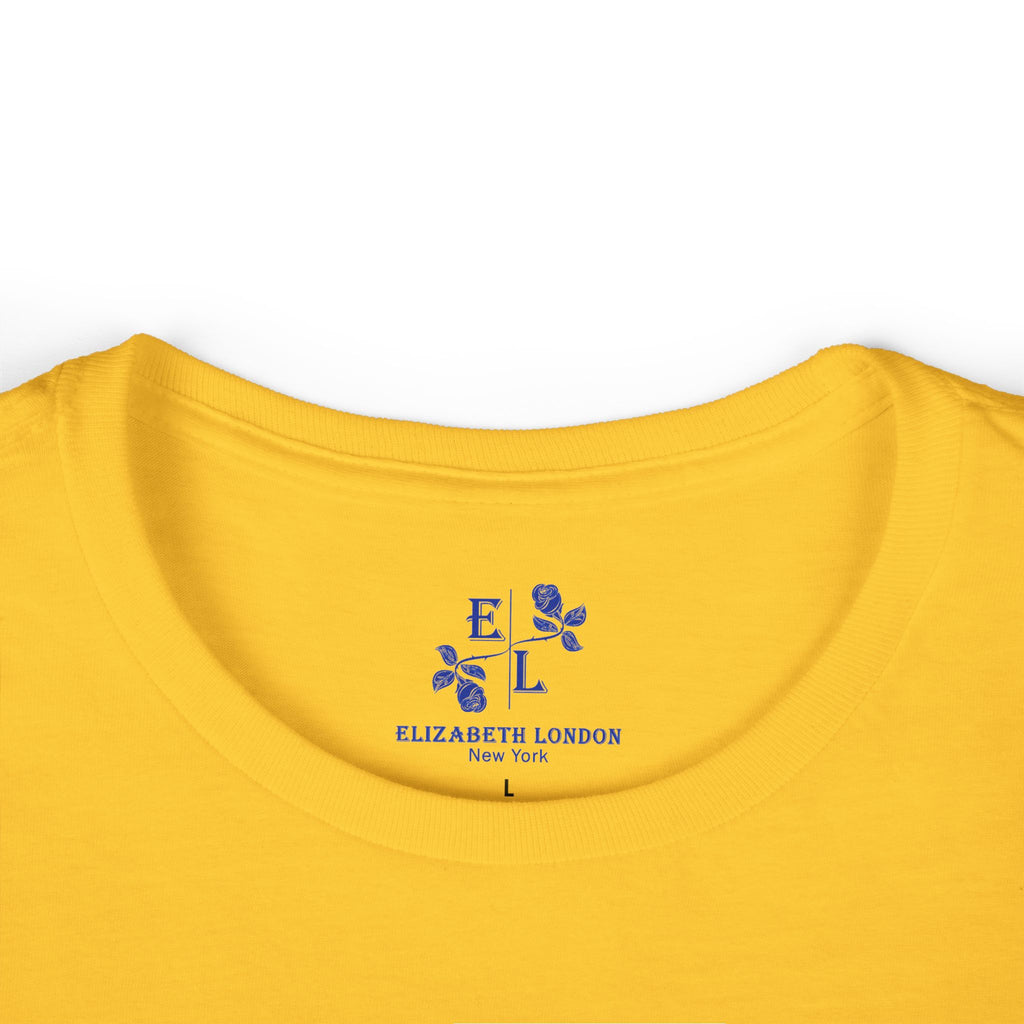 Elizabeth London™ Iconic Signature Rose Women’s Tee – Morning Bloom