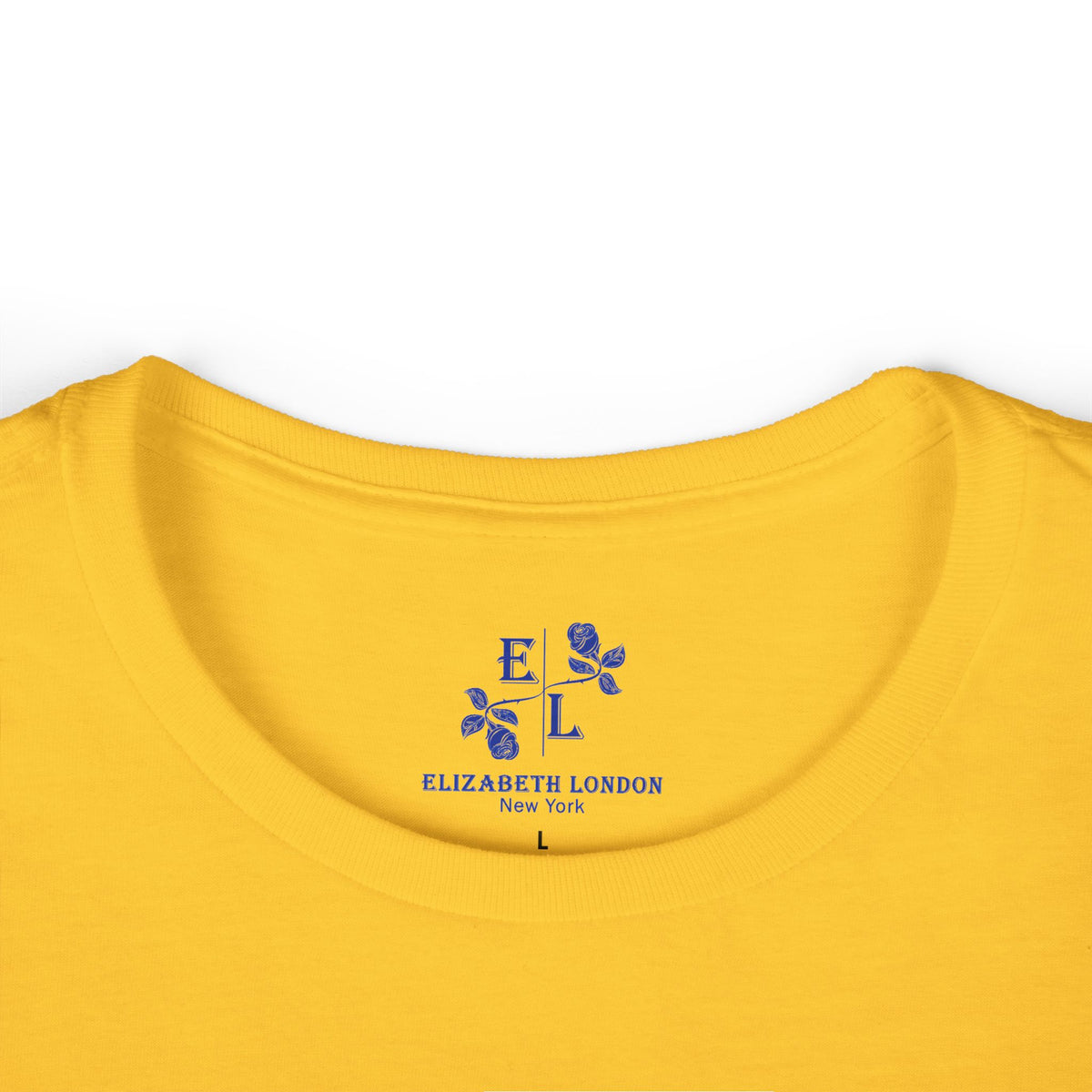 Elizabeth London™ Iconic Signature Rose Women’s Tee – Morning Bloom
