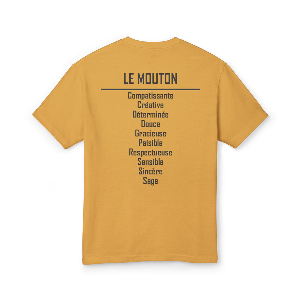08 Mouton/Chèvre — T-shirt Illustré — Couleurs Claires — Français