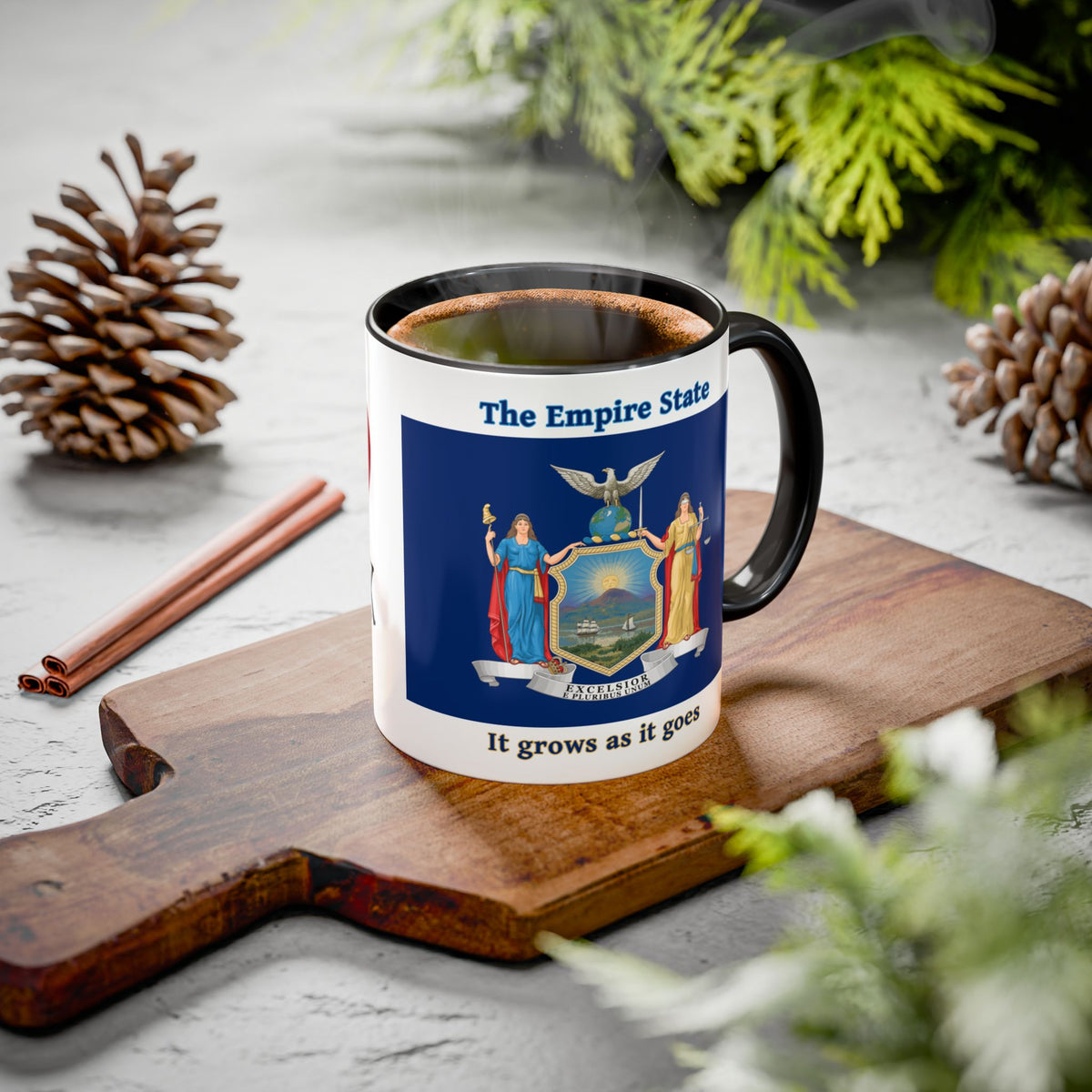 New York State Pride Accent Mug — 11th State