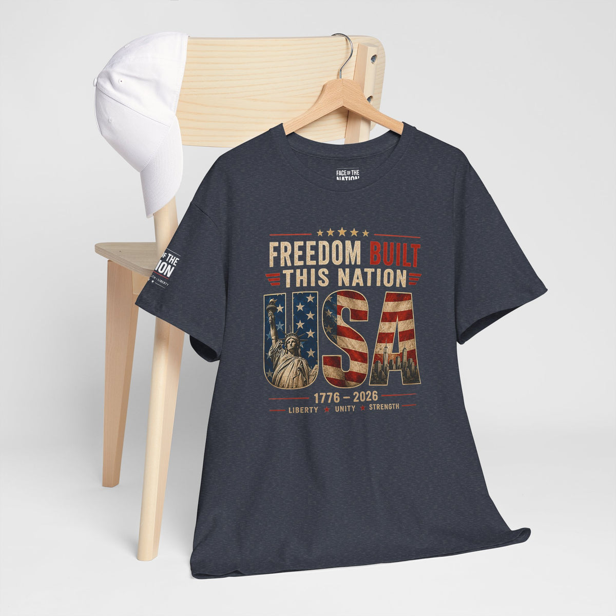 Freedom Built This Nation Heritage Tee