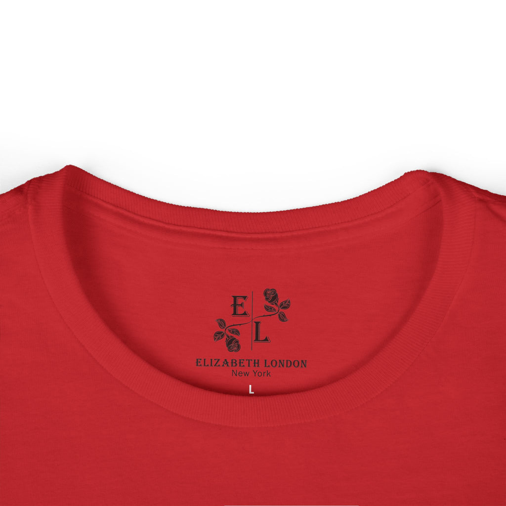Elizabeth London™ Iconic Signature Rose Women’s Tee – Jewel Rose