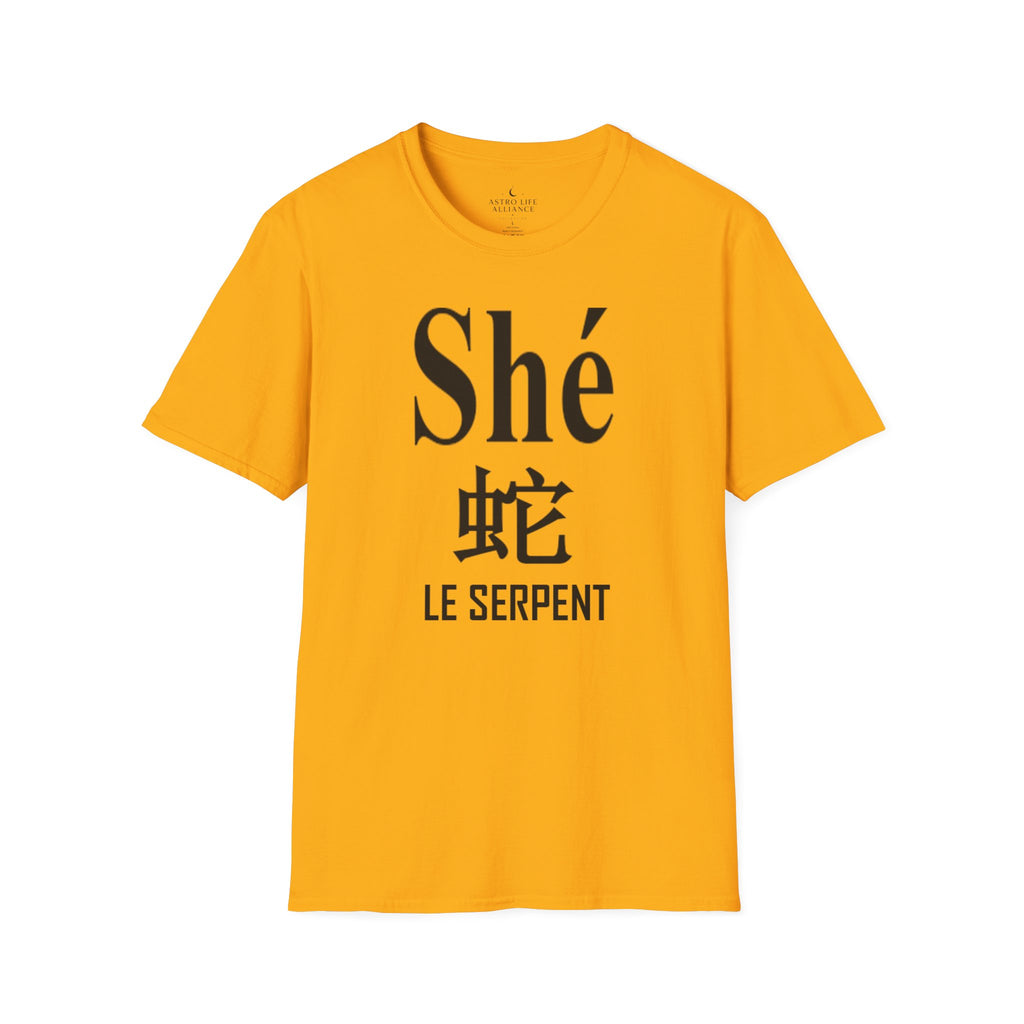 06 Serpent — T-shirt Typographique — Couleurs Claires — Français