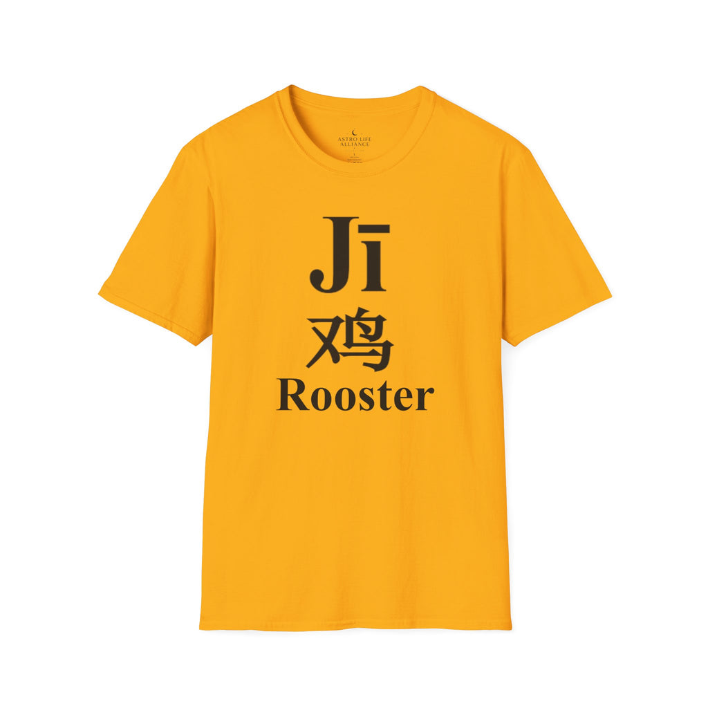 10 Rooster — Typography Tee — Light Colors — English