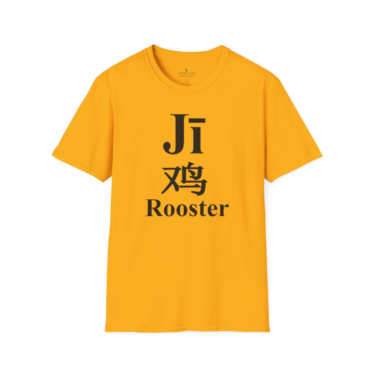 10 Rooster — Typography Tee — Light Colors — English
