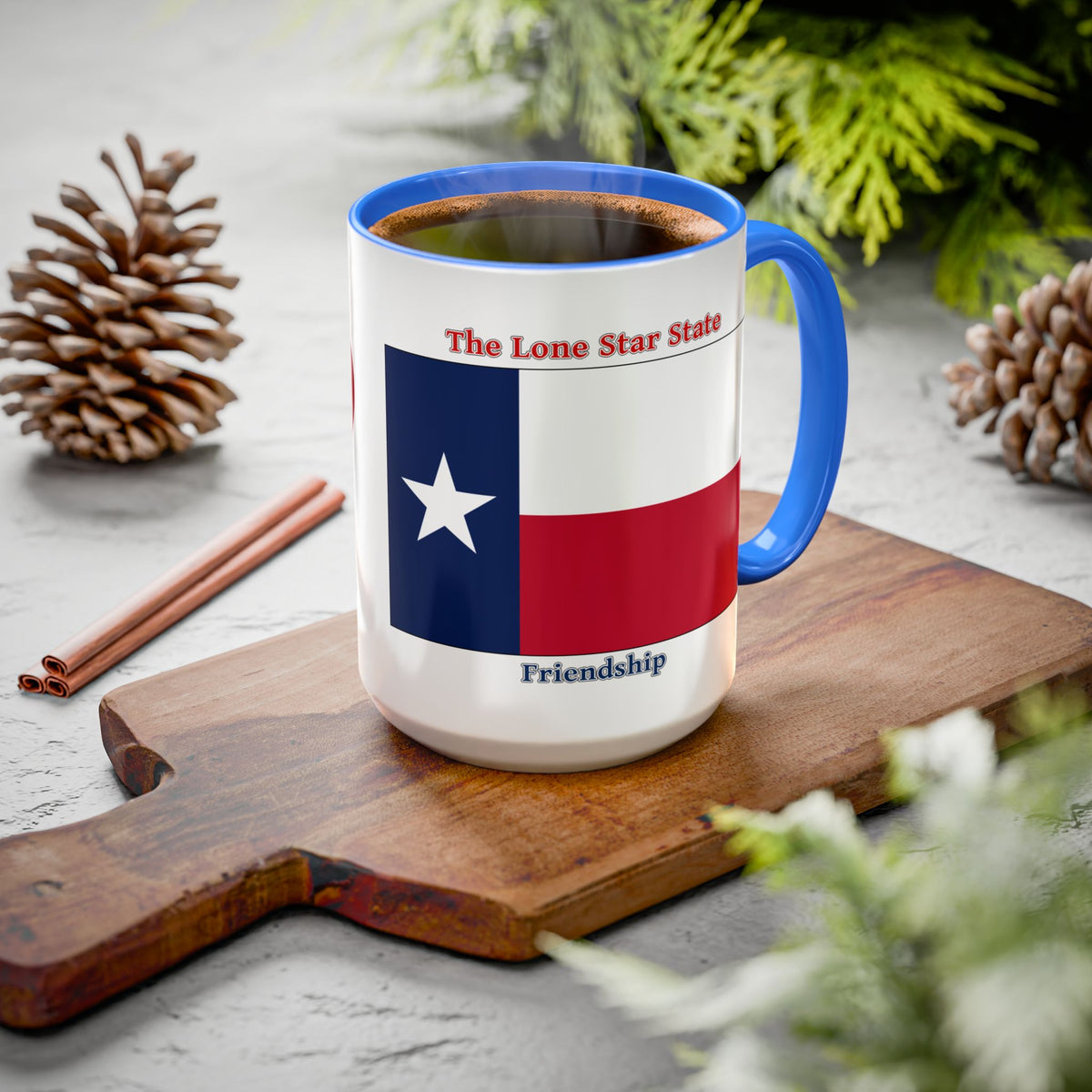 Texas State Pride Accent Mug — 28th State