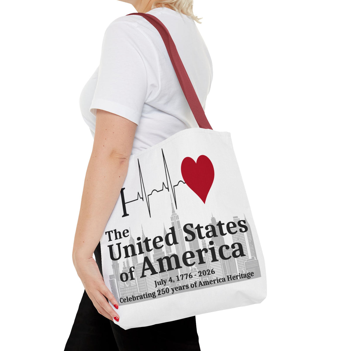 I Love the USA 250th Anniversary Tote