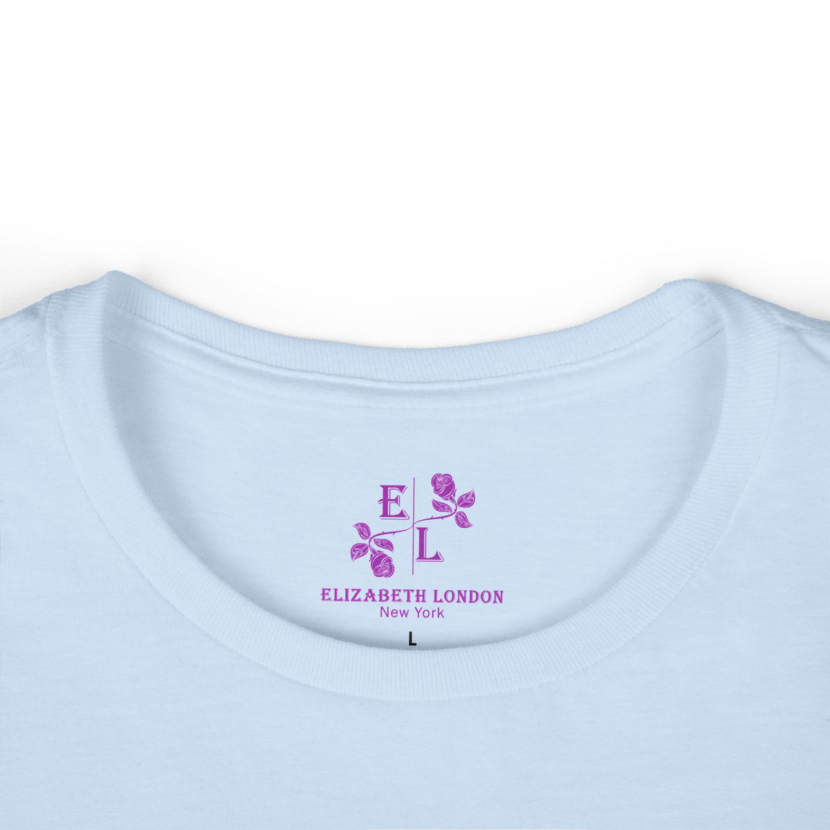 Elizabeth London™ Iconic Signature Rose Women’s Tee – Golden Dawn