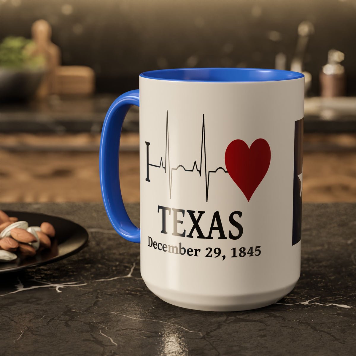 Texas State Pride Accent Mug — 28th State