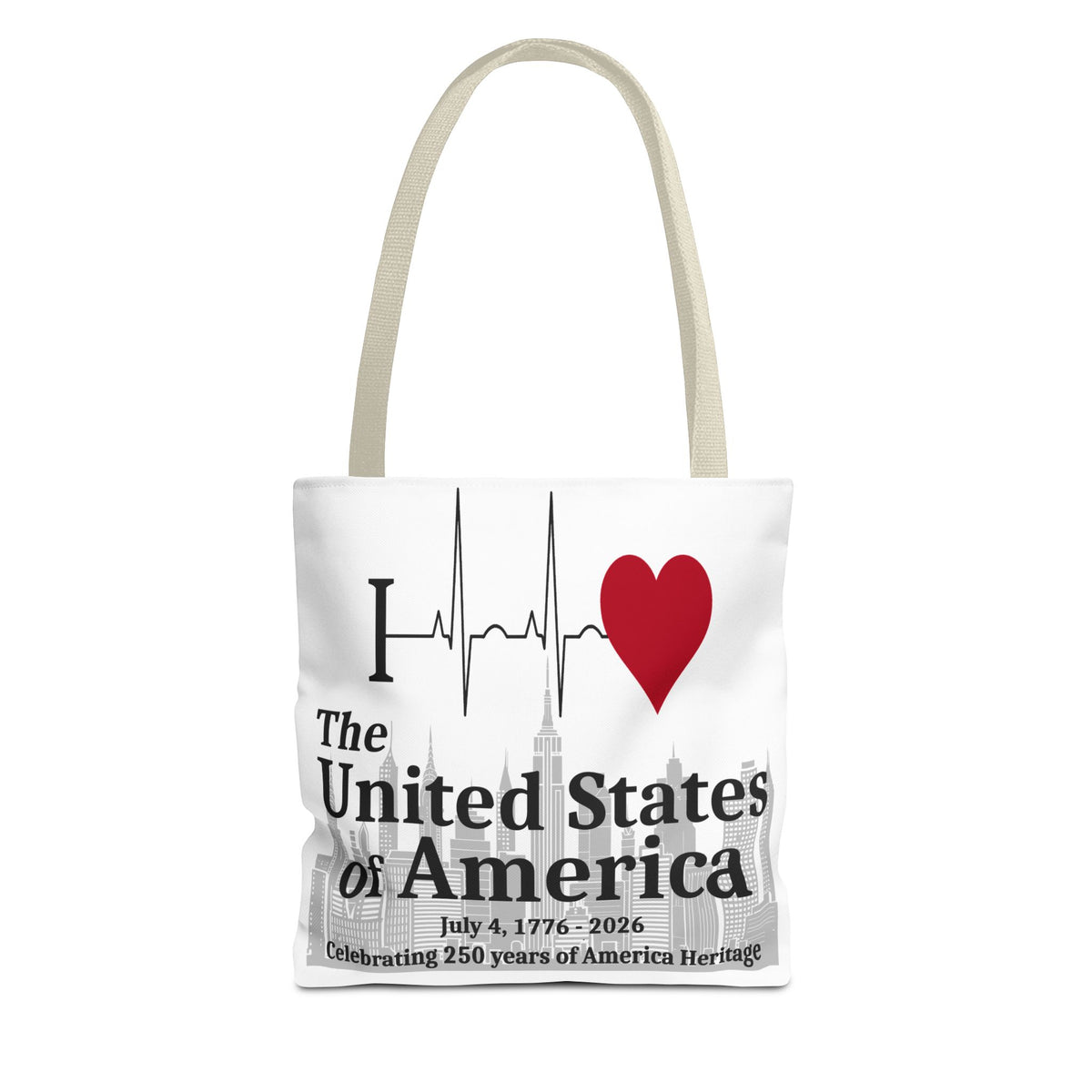 I Love the USA 250th Anniversary Tote