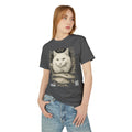 04 Cat — Illustrated Tee — Faded Black — English