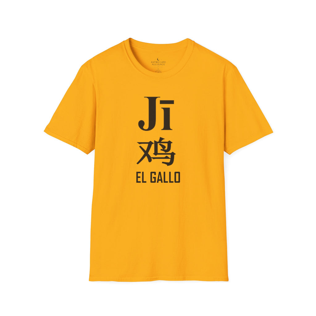10 Gallo — Camiseta Tipográfica — Colores Claros — Español