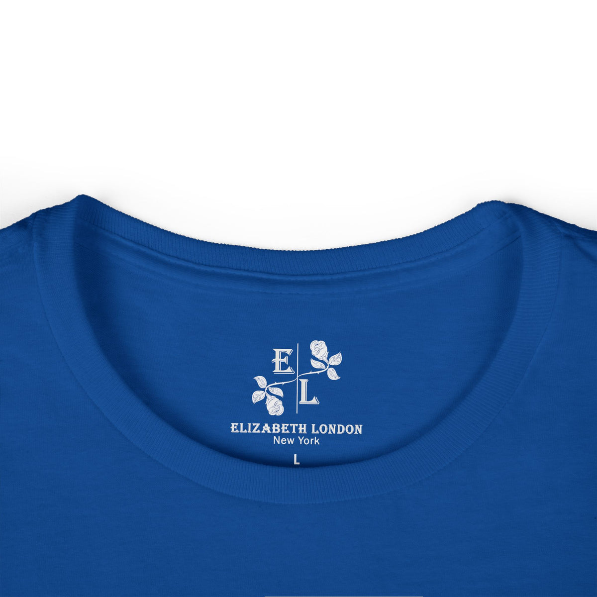 Elizabeth London™ Iconic Signature Rose Women’s Tee – Midnight Rose