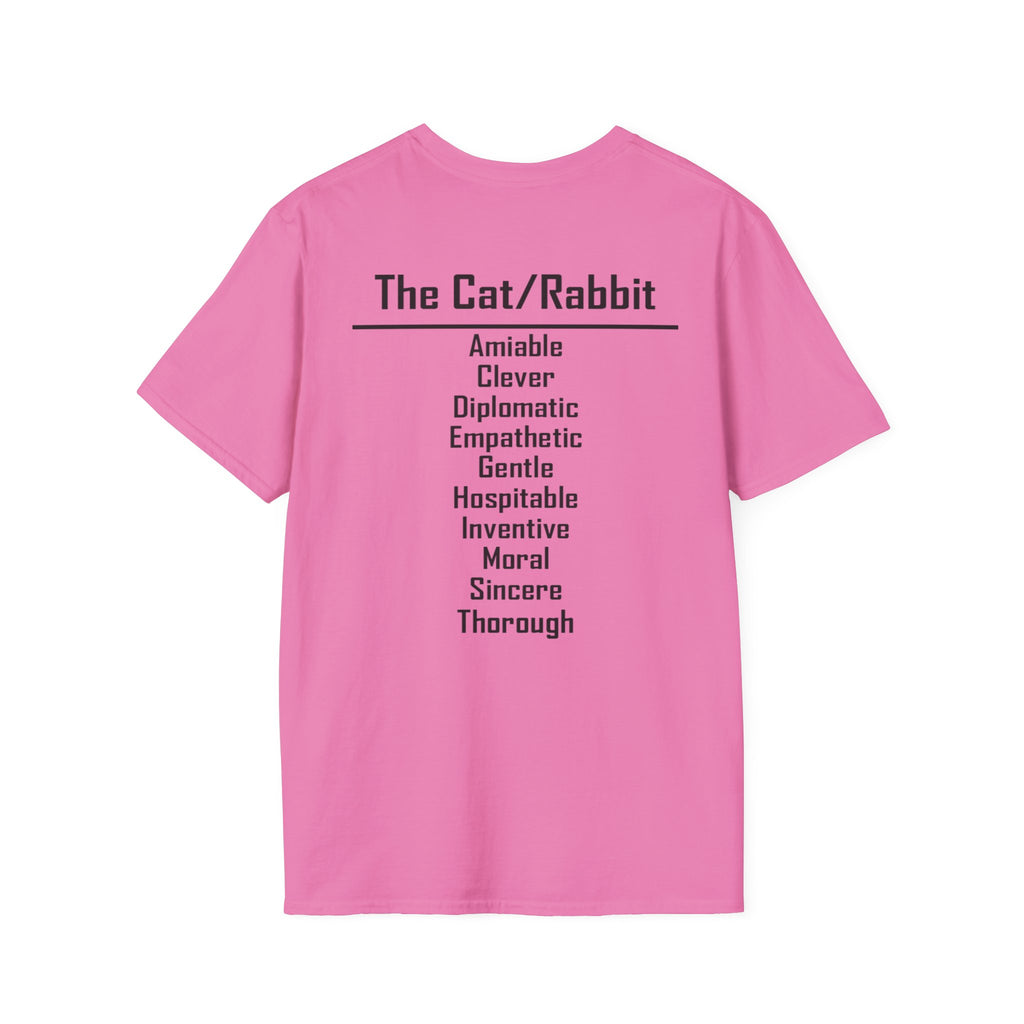 04 Cat — Typography Tee — Light Colors — English