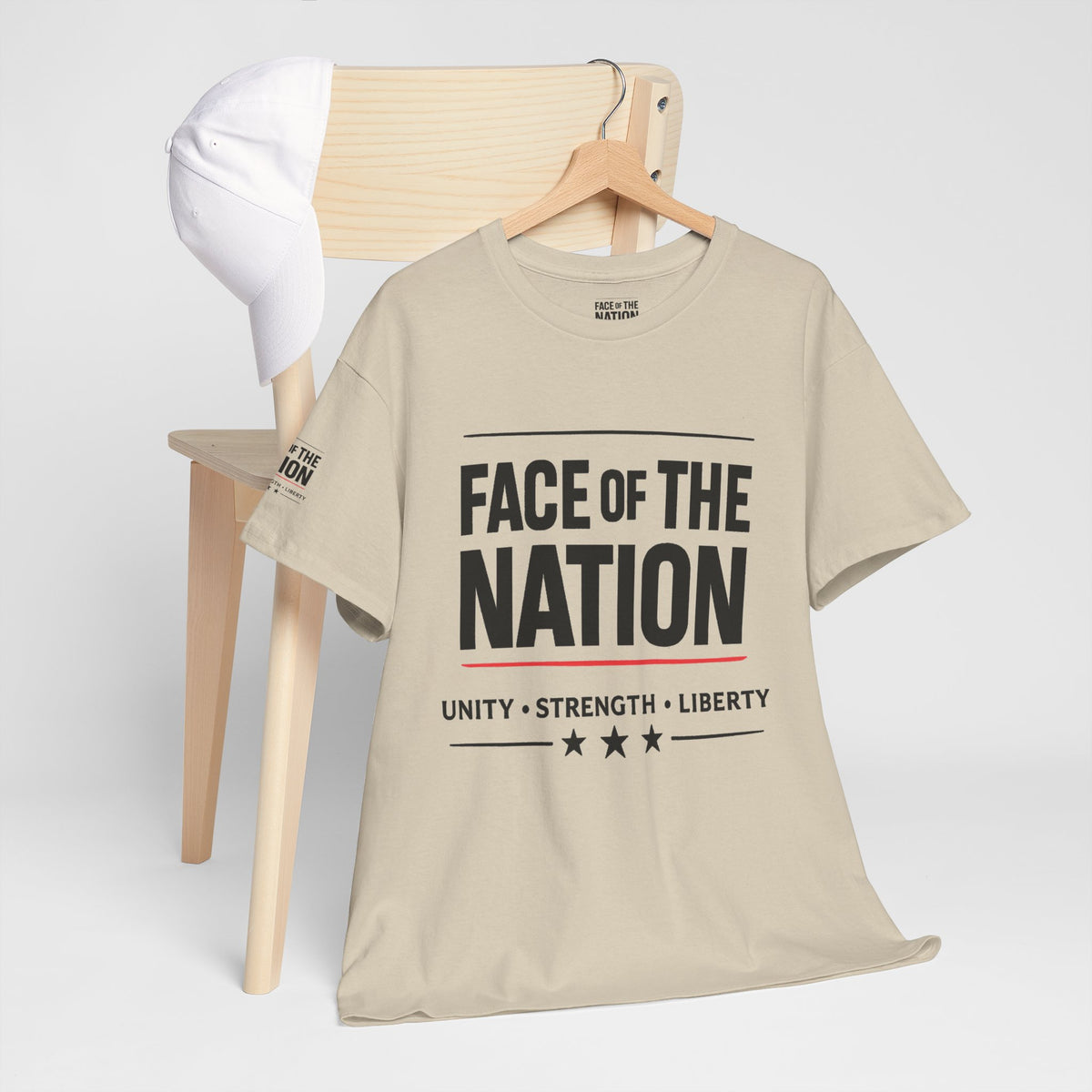 Face of the Nation Heritage Tee — Bright Edition