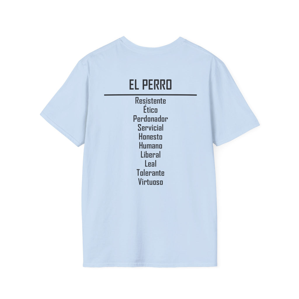 11 Perro — Camiseta Tipográfica — Colores Claros — Español