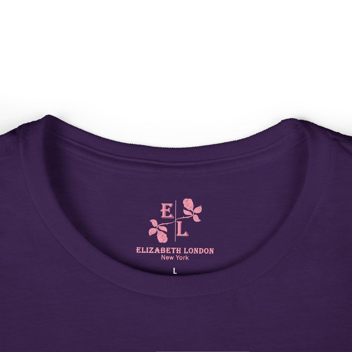 Elizabeth London™ Iconic Signature Rose Women’s Tee – Grand Garden