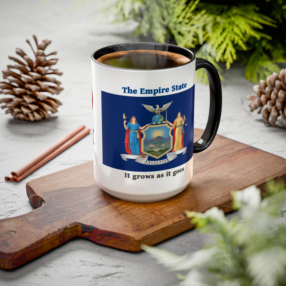 New York State Pride Accent Mug — 11th State