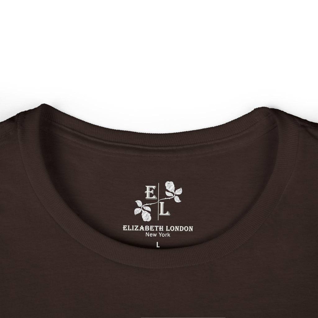Elizabeth London™ Iconic Signature Rose Women’s Tee – Midnight Rose