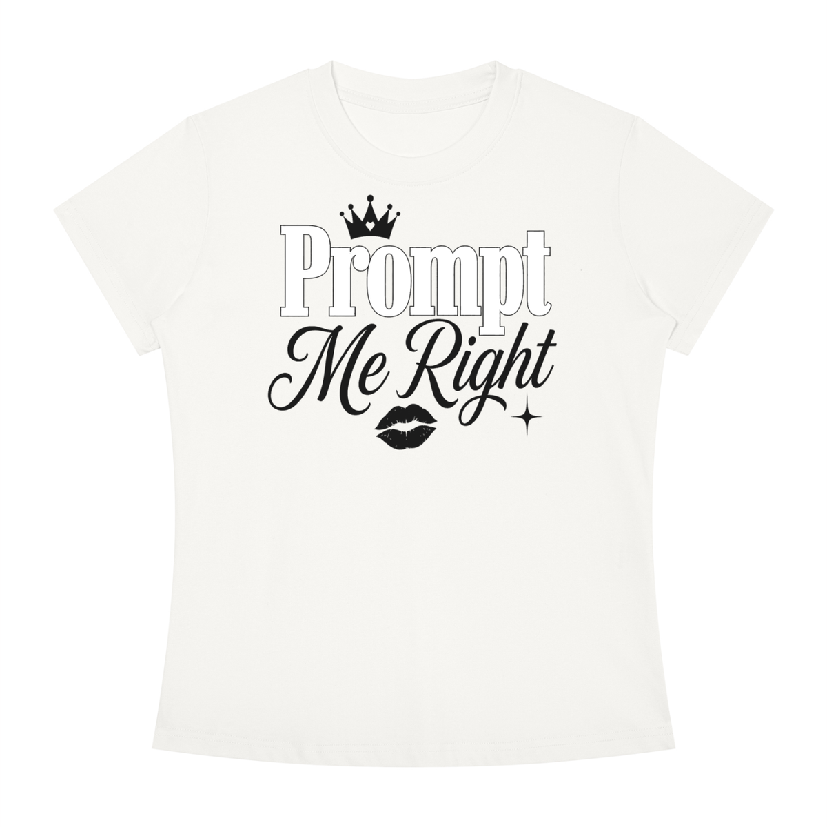 Prompt Me Right Slim-Fit Women’s Tee – Deep Context Edition