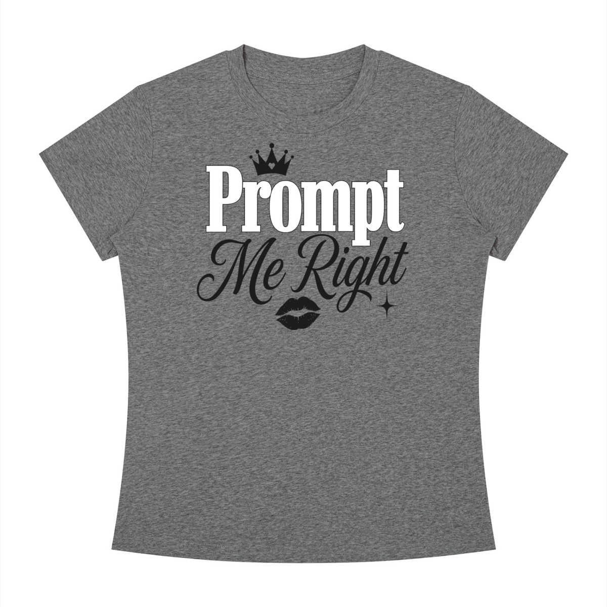 Prompt Me Right Slim-Fit Women’s Tee – Deep Context Edition