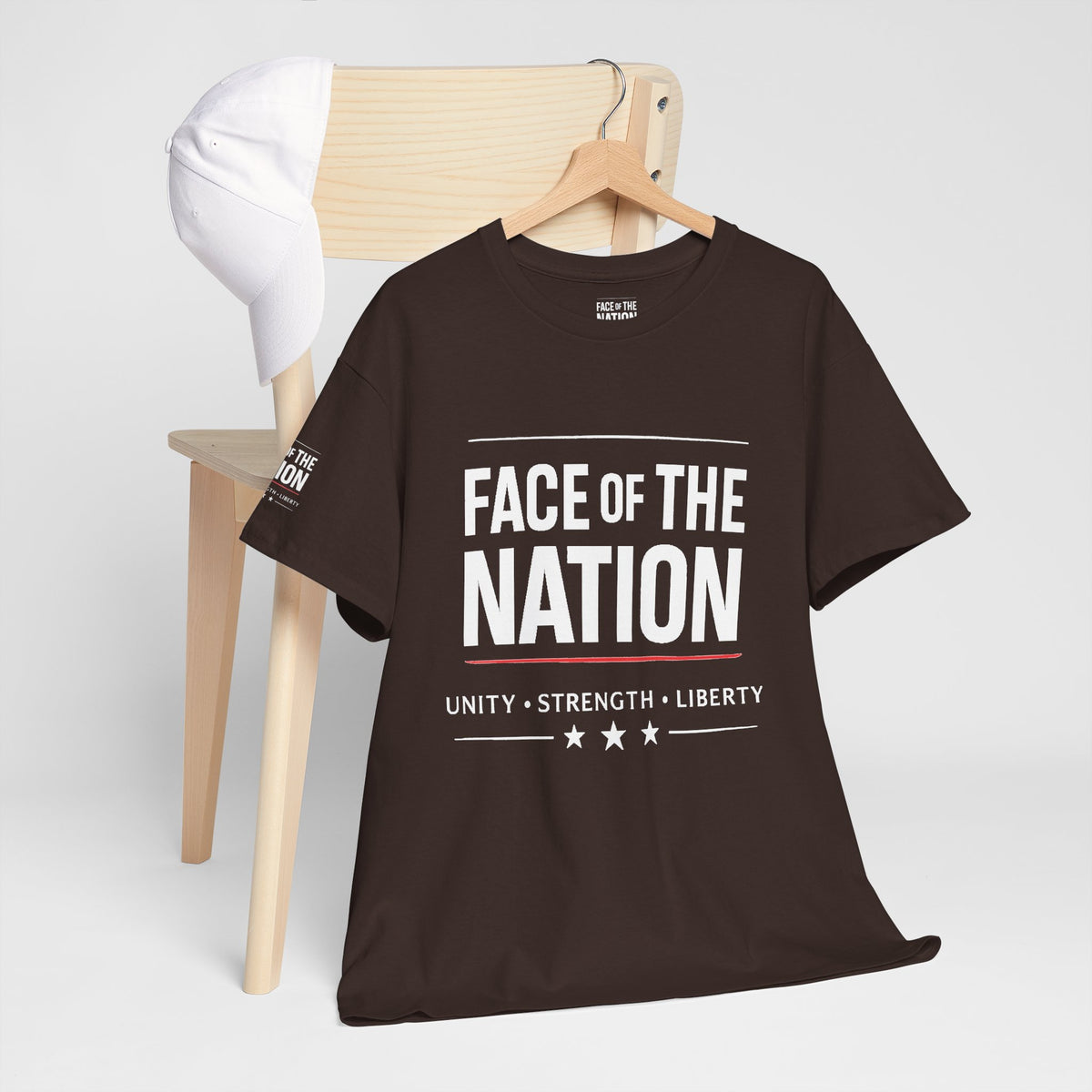 Face of the Nation Heritage Tee — Deep Edition