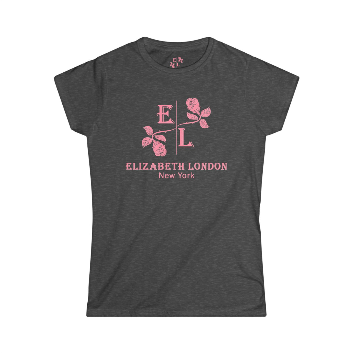 Elizabeth London™ Iconic Signature Rose Women’s Tee – Grand Garden